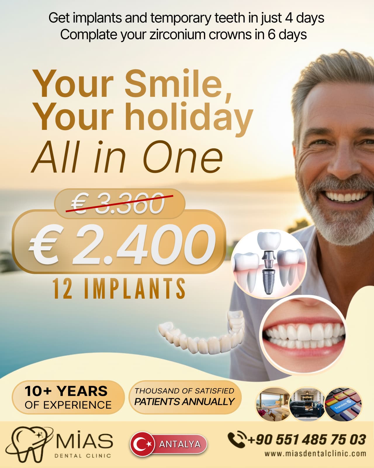 12 dental implant paketi Antalya